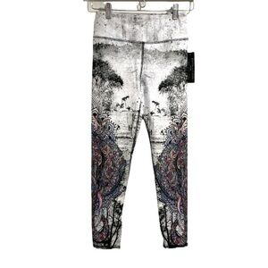 Evolution & creation yoga leggings 7/8 style elephant mosaic‎ tree design